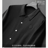 High-end custom vertical stretch silky anti-wrinkle sports two-piece men's lapel jacket casual suit