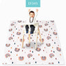 HappyFlute Anti Slip Design Play Mat Soft Floor Playmat Foldable Crawling Carpet Kid Game Activity Rug Folding Baby Blanket