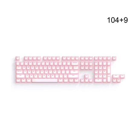 104 Keys Keycaps ABS Silicone Backlights Cap Set for 21/61/87/104/108 Keys Mechanical Keyboard Replacement Keycap Dropshipping