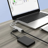 Network Card USB Type-C Ethernet Adapter USB TYPE-C 4 In 1 Hub 2.0 to Gigabit Rj45 Lan 100Mbps Ethernet Adapter for PC Lapotp