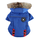 Warm Dog  Jacket for Cold Weather, Dog Hoodie with Fleece Lining, Dog Apparel for Winter