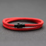 New Minimalist Men Rope Bracelet Double Layer Survival Braclet Homme Accessories Boyfriend Gift Magnet Buckle Pulsera Hombre