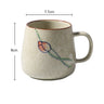 YWDL 380ml Japanese Retro Style Ceramic Coffe Mug Kiln Glaze Milk Breakfast Cups Home Teacup Tumbler Water Mug Gift For Friends