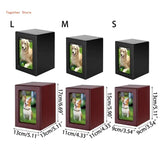 Pet Urn Dog Urns Ashes Loss Gifts Memorial Picture Frame Box Cremation Solid Photo Dogs Funerary Caskets Supplies 6XDD