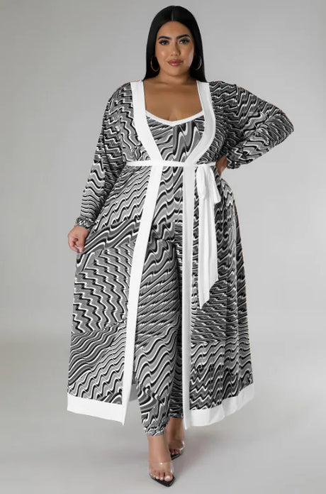 Wmstar Plus Size Dress Sets 2 Piece Outfits Slip Maxi Dresses Out Wear Coat Cloak Sexy Matching Suit Fall Wholesale Dropshipping