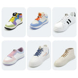 New Elastic Magnetic Shoelaces No Tie Lazy Shoes Laces Kids Adult Sneaker Shoelace  Metal Cross Lock  Flat Shoestring Buckle