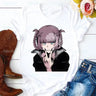 Yofukashi No Uta T Shirt Women Call of the Night Manga Tshirt Graphic Tee Cute Nanakusa Nazuna T-shirt Female Girls Tee Tshirt