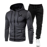 2023 Fashion Tracksuit For Men Hoodie Fitness Gym Clothing Men Running Set Sportswear Jogger Men'S Tracksuit Winter Suit Sports