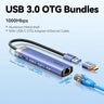 Vention USB Ethernet Adapter 1000Mbps USB3.0 HUB RJ45 Lan for Macbook Windows Laptop PC Xiaomi Mi TV Box USB-C HUB Network Card