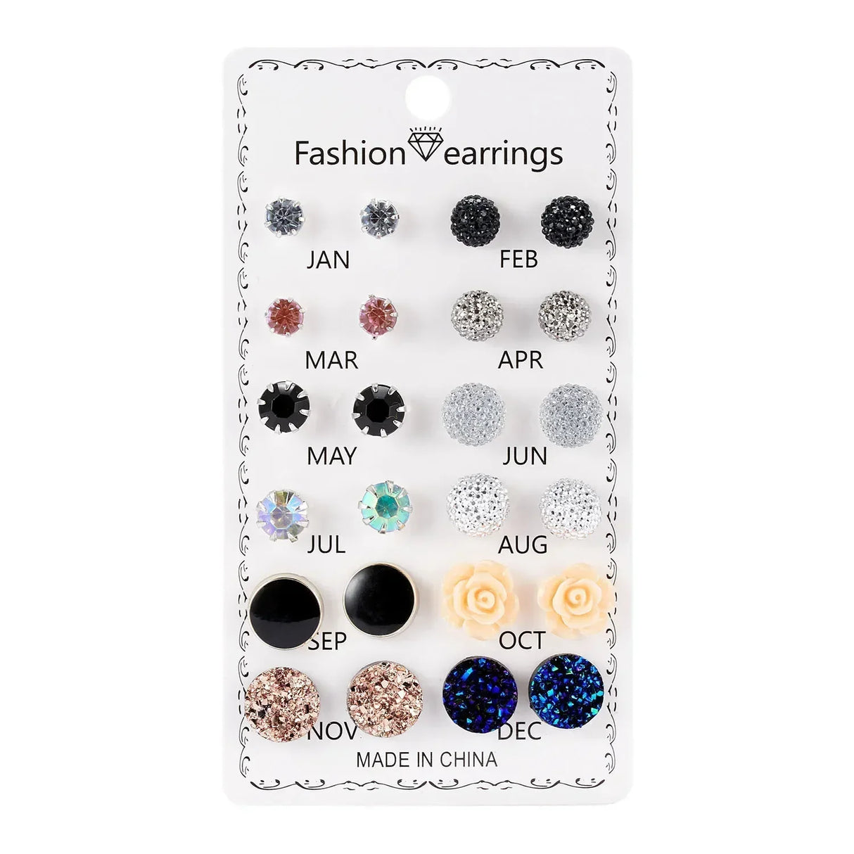 Faux Pearl Stud Earrings Set 15 Pairs Women's Earrings Korean Fashion Simple Tassel Earrings for Girls Women Ear Ring