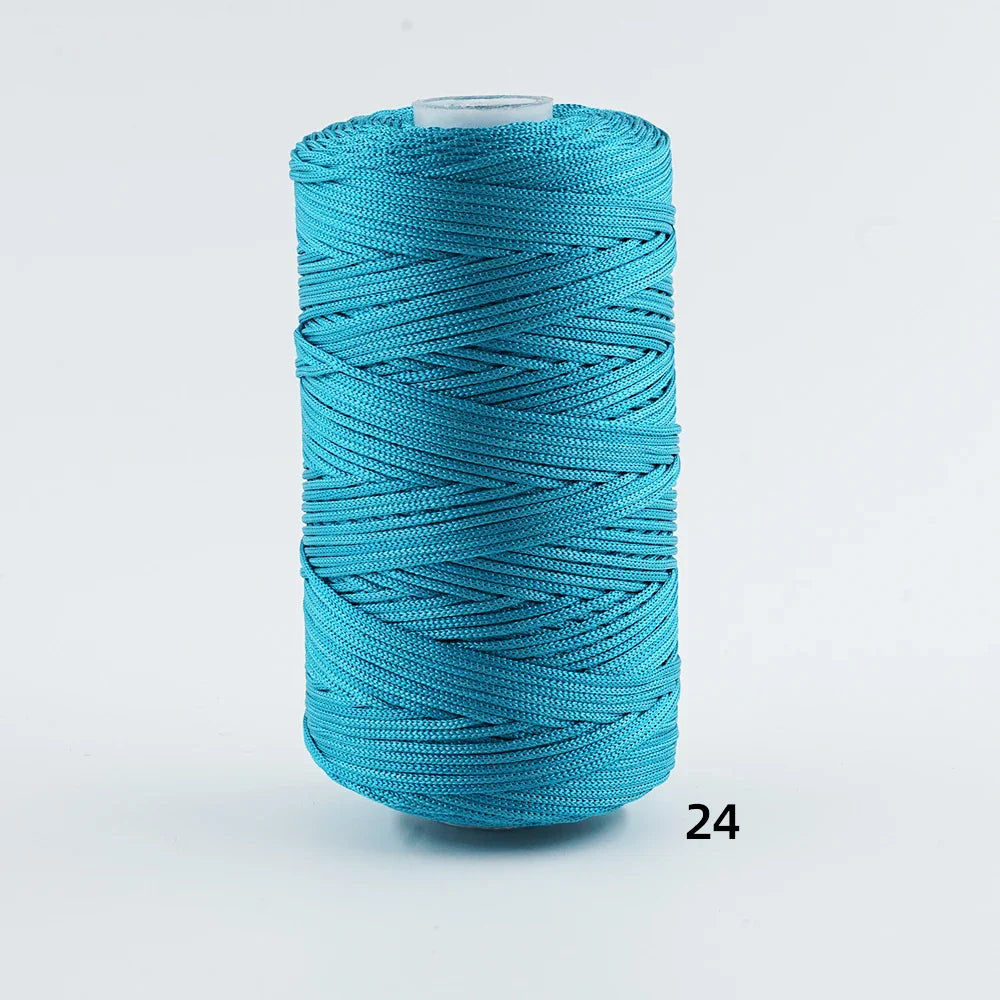 1Pc 100g 1.5mm Thin Ice nylon Yarns For Knitting And Crochet diy bag shoes hat hollow Yarn Thread Crochet Line DIY Bracelet mat