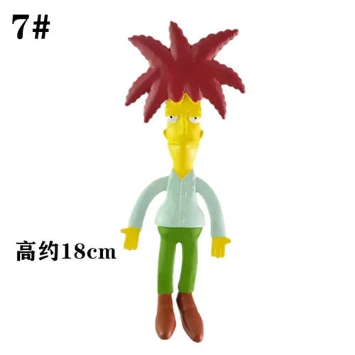 NJ Croce The Simpsonas Figure Bendable Doll Ornaments Accessories Fantasy Figurines Children Present