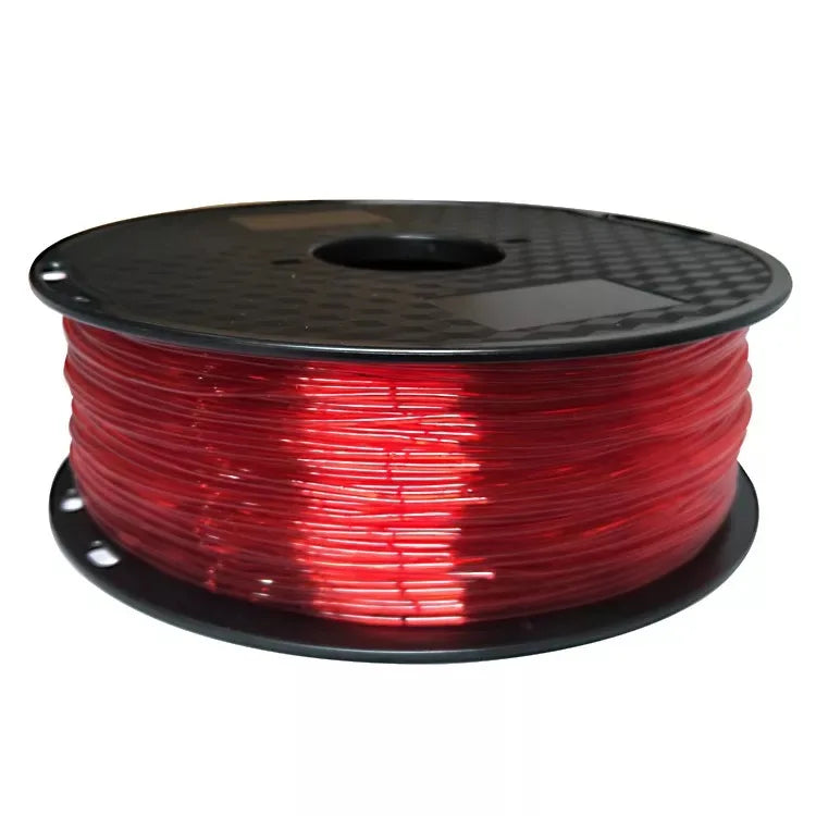 3D Printer Filament 1.75mm 250G TPU 3D Plastic Printing Filament Flexible Filament Printing Materials Gray Black Red Color