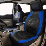 Hot selling high-end pu Car Interior with 5/2Pcs Quilted Leather Thread Pressing Seat Covers Airbag Compatible Breathables Tools