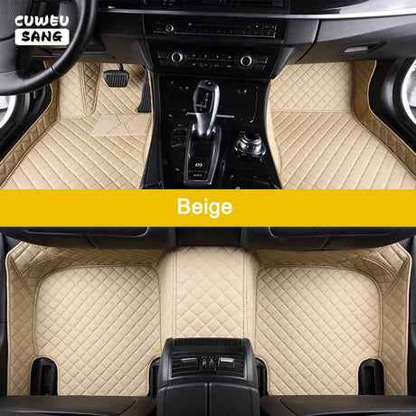 CUWEUSANG Custom Car Floor Mats For BMW 3 E90 2004-2012 Years Auto Accessories Foot Carpet