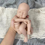 Mini bebe reborn kit Luna 12 Inches Reborn Baby Vinyl Doll Kit Unpainted Unassembled Doll Parts DIY Blank Reborn Doll Kit