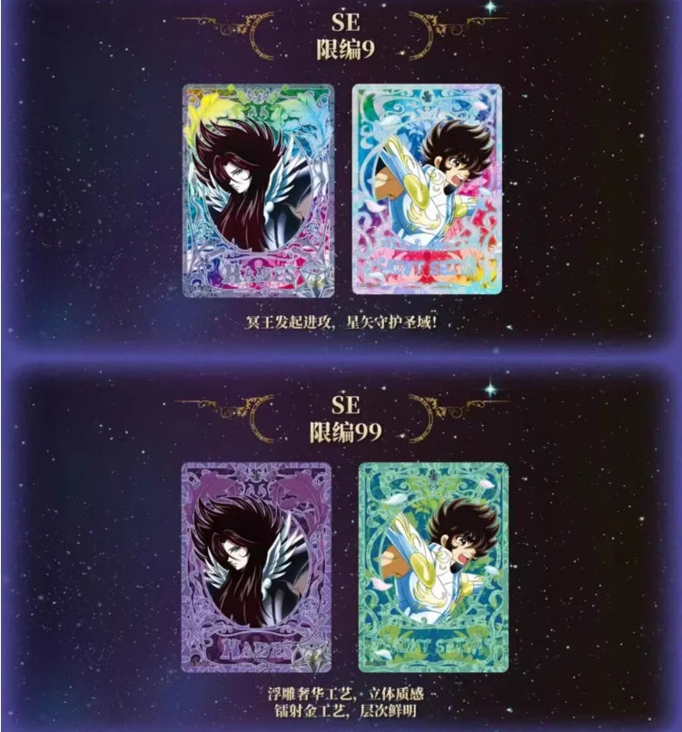 Saint Seiya Cards KAYOU VOL.2 Anime Figure Collection Cards Mistery Box Board Games Toys Birthday Gifts for Boys and Girls