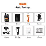 Baofeng Mini Walkie Talkie BF-T1 UHF 400-470MHz Portable 5W Two Way Radio1500mAh 20CH Transceiver Walkie Talkie For Kids Gifts