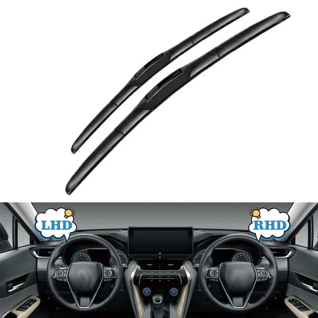 Front Wiper Blades Set Kit For Alfa Romeo 166 1999 - 2009 Windshield Windscreen Window Brushes Accessories Cutter Refills Rubber