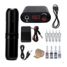 Tattoos Machine Kit Digital Screen Tattoos Power Supply Pen Ink Set Permanent Makeup Machine with Cartridge Needles Set