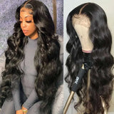 HD Transparent 13x4 13x6 Body Wave Lace Front Human Hair Wigs Glueless Preplucked Wigs Human Hair Ready To Wear 4x4 Closure Wig