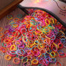 1000pcs Girls Colourful Disposable Rubber Band Elastic Hair Bands Children Headband Ponytail Holder Bands Kids Hair Accessories