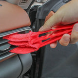 Washable Window Cleaner Microfiber Dust Cleaner Brush For Venetian Air Conditioner Car Window Groove Dust Cleaning Tool