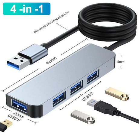 USB C Docking Station USB C Hub Multiple Monitor Adapter with 4K HDMI Monitor Adapter PD SD TF Video Card For Macbook Lenovo etc