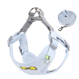 Dog Harness Dog Leash Reflective Puppy Harness Collar Adjustable Pet Harness Vest For Small Dogs Outdoor Walking Dog Accessories