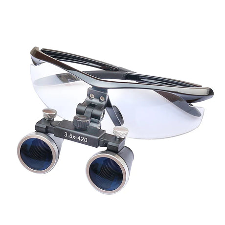 Head Wearing Dental Loupe Ultralight Binocular Magnifier Dentist Surgical Dental Glasses for Dental Surgery Angle Adjustable