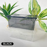 19cmx12.5cmx7.5cm Terrarium For Reptiles Spider Transparent Plastic Feeding Box Insect Food Feeding Container terrarium bowls