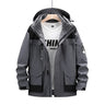 Plus Size 8xl Outdoor Waterproof Men's Two-pieces Sets 3 In 1 Thick Warm Coats Camping Windbreaker Winter Parka Hiking Jackets