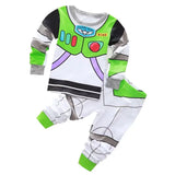 Children Clothes Animation Cartoon Buzz Lightyear Pajamas Suit Loungewear Kids Daily Comfort Boys Spring And Fall Tshirt Sets