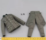 DID D80172 Man Who WWII Series Soldier Mini Toys Model Military Uniform Set with Medals Waist Belt For 12" Action Figure DIY 1/6