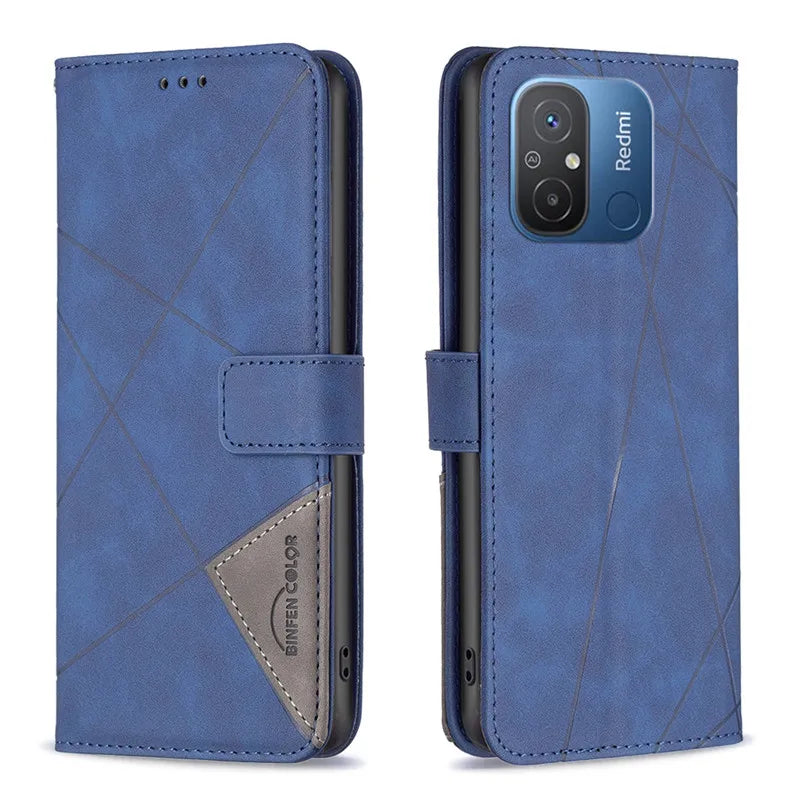 Wallet Flip Case For Redmi 12C Cover Case on For Xiaomi Redmi 12C Redmi12C Redmi12 C Coque Leather Phone Protective Bags