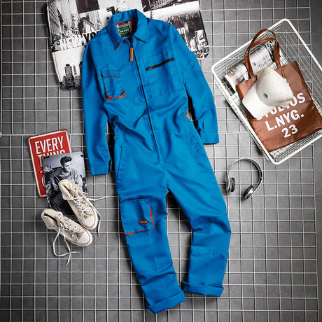 Work Overall Uniforms Factory Worker Coverall Welding Suit Auto Car Repair Workshop Mechanic Jumpsuit Work Suits Ropa De Trabajo