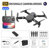 E88 Pro Drone 10K Camera Ultra HD Dual Foldable RC Quadcopter Altitude Hold Visual Positioning Auto Return RC Drone Toy