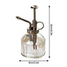 Vintage Glass Watering Can Retro Air Pressure Spray Bottle Garden Plant Watering Bottle Household Sprinklers Disinfection Tool