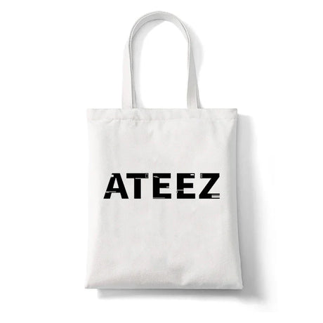 ATEEZ Say My Name Kpop Korean Style Cartoon Women Shopping Bags Girls Fashion Casual Pacakge Hand Bag Female Shoulder Bag