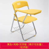 Training chair with table board Conference training room table chair integrated stool Foldable chair Office writing board