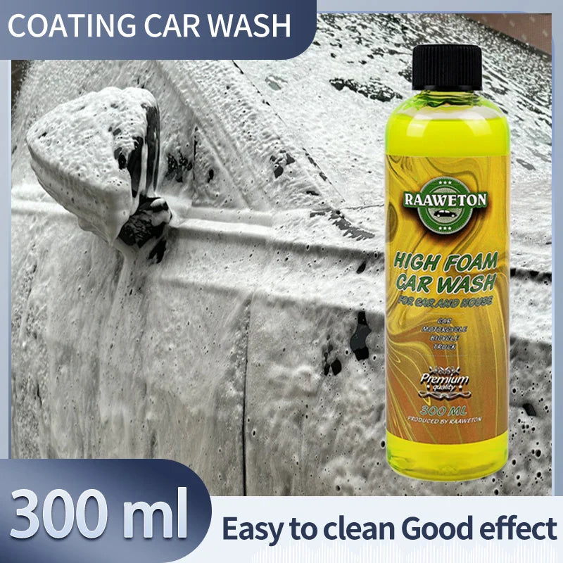 300ml High Foaming Car Wash Liquid Deep Cleaning Car Water Wax Varnish Nourishing Protection for Car Accessories Detailing Care