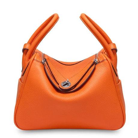 100% Cow Leather Lady Lindi Bag Brand Shoulder Messenger Bag Luxury Handbags Women Genuine Leather Luxury Designer Doctor Bag