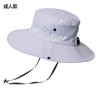 Parent-child Unisex Summer Foldable Sun Fisherman Hat Men Women Wide Brim Casual Travel Beach Sunscreen UV Protection Cap V14