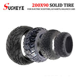 Electric scooter tires 200x90 solid  Balance car 8-inch widened  Off-road