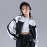 Hip Hop Clothing Girls Baseball Jacket Boys Streetwear Coat Street Dance Pants Kids Stage Costumes Children Jazz Clothes Sets