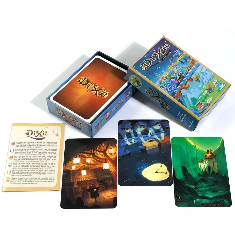 Board Game Dixit English Edition Expansion Strategic Family Gathering Camping Party Friend Playing Cards Collection Toys