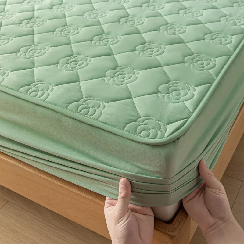 Waterproof Fitted Sheet Quilted Mattress Cover Mattress Protector for Old Child Twin Full Quuen King Size 160*200 Mattress Cover