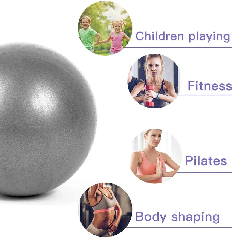 New 25cm Yoga Ball Exercise Gymnastic Fitness Pilates Ball Balance Exercise Gym Fitness Yoga Core Ball Indoor Training Yoga Ball