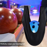 Bowling Ball Polish Cloth Bowling Ball Polisher Bag with Washable Towel Carrier Pouch Cloth Cover for Bowling Ball for Easy