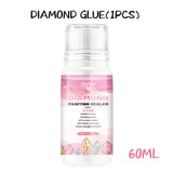 5d Diamond Painting Art Glue Permanent Hold Shine Effect Puzzle Sealer Sticky Diamond Embroidery Mosaic Glue Gel Accessories